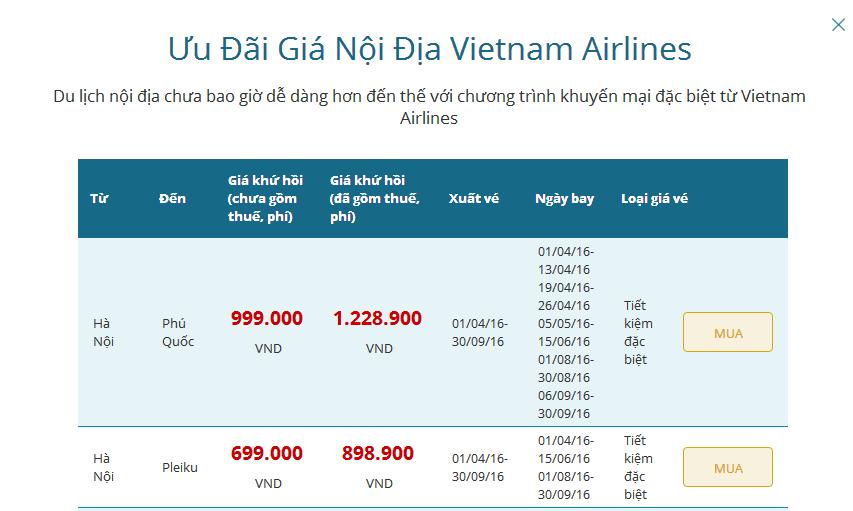 ve may bay vietnam airlines